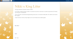 Desktop Screenshot of nikkixkinglitter.blogspot.com