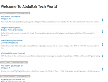 Tablet Screenshot of abdullahtechworld.blogspot.com