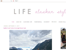 Tablet Screenshot of lifealaskanstyle.blogspot.com