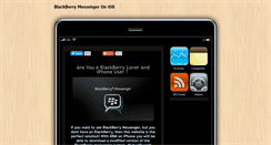 Desktop Screenshot of bbm4ios.blogspot.com