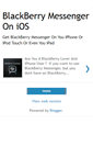 Mobile Screenshot of bbm4ios.blogspot.com