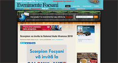 Desktop Screenshot of evenimentefocsani.blogspot.com