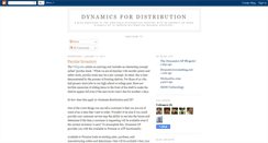 Desktop Screenshot of dynamicsfordistribution.blogspot.com