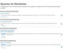 Tablet Screenshot of dynamicsfordistribution.blogspot.com