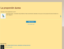 Tablet Screenshot of la-proporcion-aurea.blogspot.com