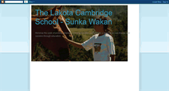 Desktop Screenshot of lakotacambridgeschool.blogspot.com