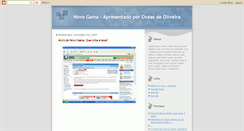 Desktop Screenshot of novogama.blogspot.com