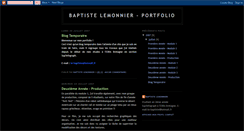 Desktop Screenshot of baptistelemonnier.blogspot.com