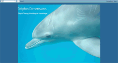 Desktop Screenshot of dolphindimensions.blogspot.com