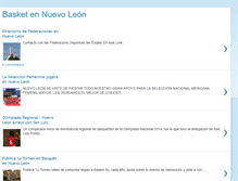 Tablet Screenshot of basketennuevoleon.blogspot.com