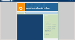 Desktop Screenshot of economics-books-online.blogspot.com