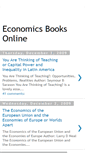 Mobile Screenshot of economics-books-online.blogspot.com