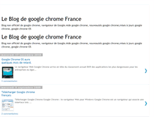 Tablet Screenshot of googlechrome-fr.blogspot.com