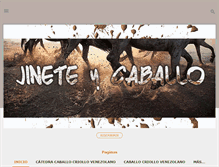 Tablet Screenshot of jineteycaballo.blogspot.com