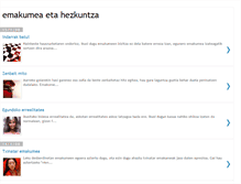 Tablet Screenshot of emakumetahezkuntza.blogspot.com