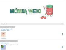 Tablet Screenshot of mowia-weki.blogspot.com