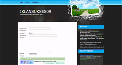 Desktop Screenshot of iklansukses09.blogspot.com