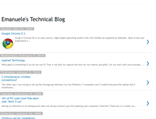 Tablet Screenshot of emanueletechhelp.blogspot.com