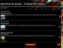 Tablet Screenshot of maravilhasdomundoeoutrasnemtanto.blogspot.com