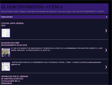 Tablet Screenshot of eldescendimientocuenca.blogspot.com
