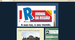 Desktop Screenshot of jornaldaregiao.blogspot.com