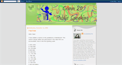 Desktop Screenshot of comm20fall2009.blogspot.com