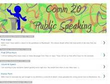 Tablet Screenshot of comm20fall2009.blogspot.com