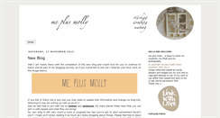 Desktop Screenshot of meplusmolly.blogspot.com