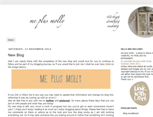 Tablet Screenshot of meplusmolly.blogspot.com