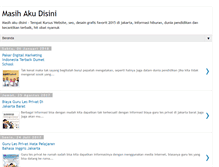 Tablet Screenshot of masihakudisini.blogspot.com