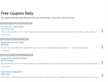Tablet Screenshot of freecouponsdaily.blogspot.com