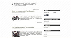 Desktop Screenshot of motorcycleexclusive.blogspot.com