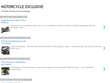 Tablet Screenshot of motorcycleexclusive.blogspot.com