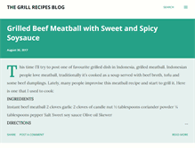 Tablet Screenshot of grillicious.blogspot.com
