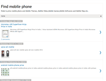 Tablet Screenshot of brijesh-findmobilephoneandprices.blogspot.com