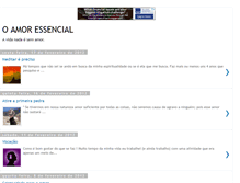 Tablet Screenshot of oamoressencial.blogspot.com