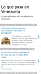 Mobile Screenshot of loquepasaenvenezuela.blogspot.com