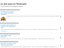 Tablet Screenshot of loquepasaenvenezuela.blogspot.com