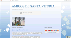 Desktop Screenshot of amigosdesantavitoria.blogspot.com