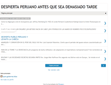 Tablet Screenshot of myblogdespiertaperuano.blogspot.com