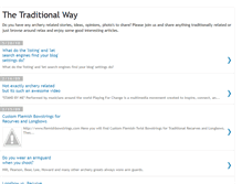 Tablet Screenshot of flemishtwistbowstrings.blogspot.com
