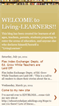 Mobile Screenshot of livinglearners.blogspot.com