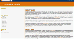 Desktop Screenshot of pandora---beads.blogspot.com