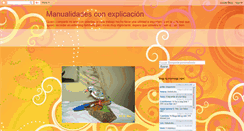 Desktop Screenshot of manualidadesconexplicacion.blogspot.com