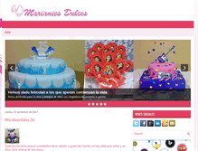 Tablet Screenshot of marianiesdulces.blogspot.com