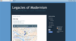 Desktop Screenshot of legaciesofmodernism.blogspot.com