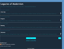 Tablet Screenshot of legaciesofmodernism.blogspot.com