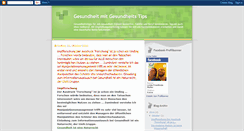 Desktop Screenshot of gesundheit-tips.blogspot.com