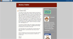 Desktop Screenshot of goodmonkeychatter.blogspot.com