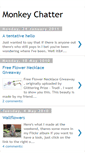 Mobile Screenshot of goodmonkeychatter.blogspot.com